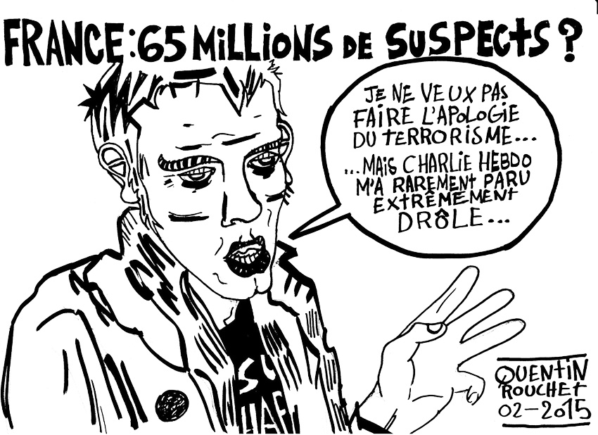 Apologie du terrorisme : j'ai rarement trouvé Charlie Hebdo drôle