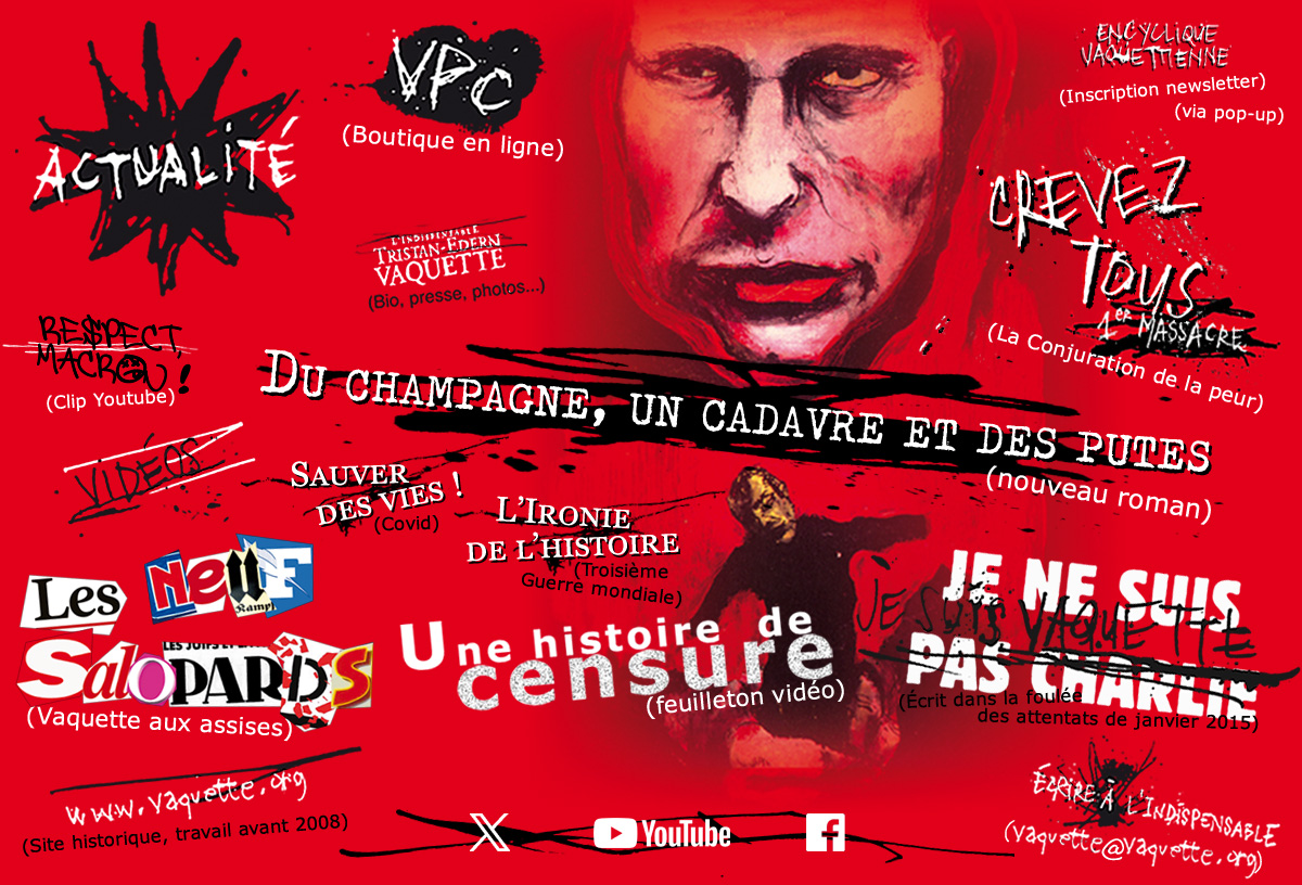 Crevez tous, site de l'IndispensablE Tristan-Edern VAQUETTE